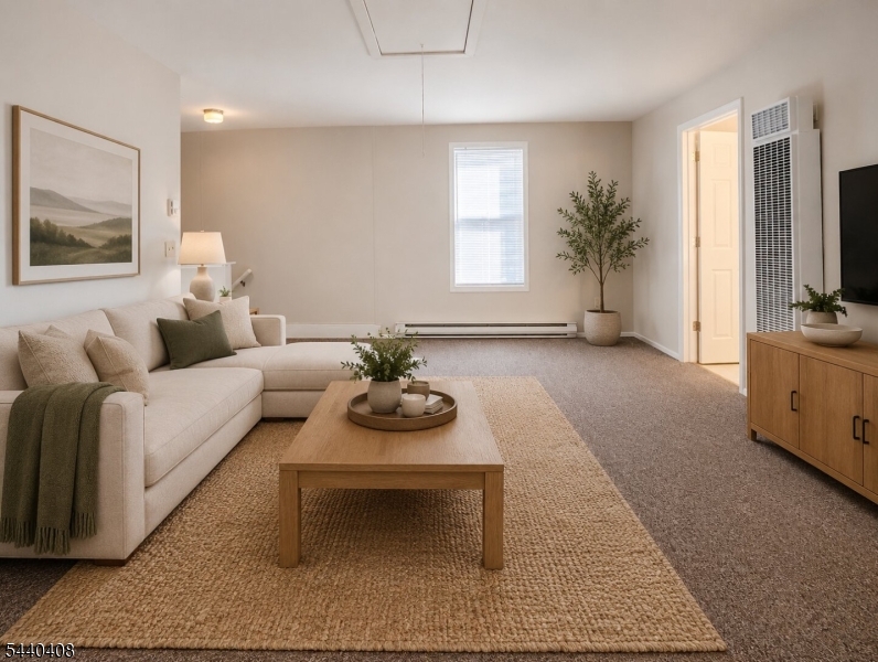 Spacious 1-bedroom, 1-bath apartment featuring a large bedroom with two walk-in closets, spacious living room, and private deck. Large driveway for parking. Conveniently located within walking distance to downtown Newton shops and restaurants, with easy access for commuters. Residents may qualify for Newton's free all-day preschool/daycare program.