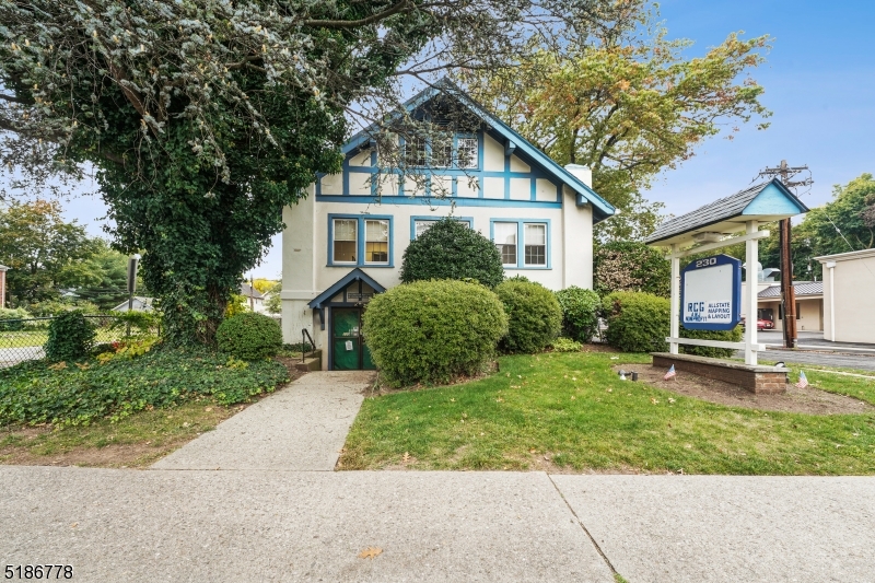 Excellent CORNER location in the heart of Bloomfield. Steps to bustling downtown and easy access to Bloomfield and Glen Ridge direct trains. Perfect for office/medical/house of worship.. 2 Story office over 5400 sq ft building.  First level ready for fit out, 2nd floor has high vaulted ceilings. TONS OF POTENTIAL. Exclusive parking lot w. 8 spots and an additional 6 spots across the street available. OVER 10,000 vehicles per day pass this convenient location.  Perfect investment for 1031 Exchange or qualify for owner occupied 504 loan. Easy access to Bloomfield and Glen Ridge Train stations and downtown. Bordering bustling Montclair!! Currently rented with 2 tenants on Month to Month agreements.