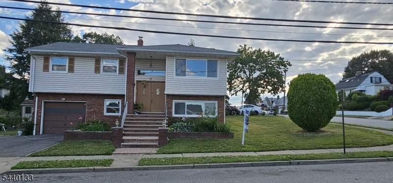 Welcome to this freshly painted/move-in ready split level home located in the convenient and peaceful neighborhood of Dutch Hill, only 14 miles from NYC, featuring a mid-century inspired design with open spaces and plenty of natural light. The main level has a newly renovated kitchen, full bathroom with bathtub, three bedrooms and open dining and living room area; the lower level offers an additional bedroom and a versatile bonus room to personalize to your liking, a full bathroom with spacious shower area, open living space with sliding doors providing convenient access to private patio area, laundry room with LG appliances and attached garage. Come see for yourself, this functional home is ready to make it into your own sanctuary with easy access to major highways and public transportation including NJ transit train and buses to NYC. Property is being sold As-is condition; seller is related to LA.
