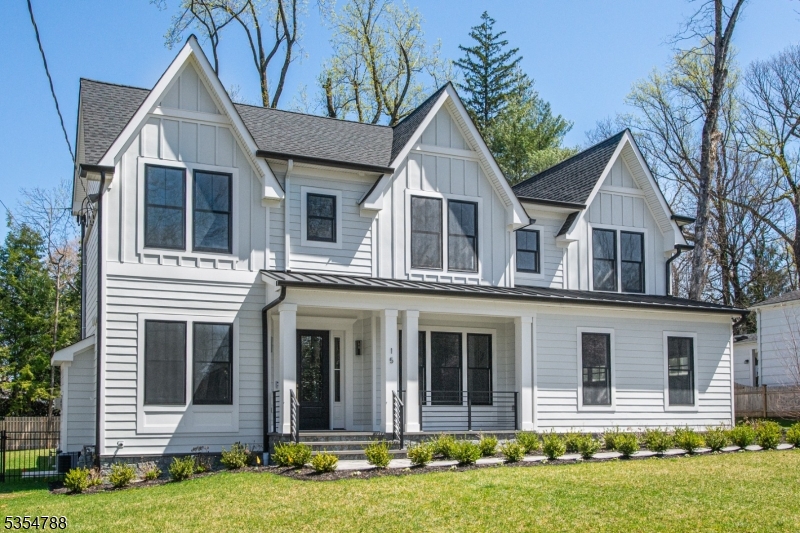 Introducing 15 Portland Road  - This custom, elevated, modern farmhouse-style new construction home boasts an impressive array of features and amenities. This custom home features 6 bedrooms, 5 full baths, 2 half baths, and a 2-car attached garage.The first floor offers a grand open foyer, formal living and dining rooms, a butler's pantry, and a powder room. The heart of the home is the vaulted family room with soaring ceilings, flooded with natural light and open to the chef's kitchen. A gracious guest suite, mudroom with garage and side entry access, complete the main level.Upstairs, the primary suite is a true retreat, with two walk-in closets, a spa-like bath with soaking tub, double vanity, and a private covered balcony. Additional en-suite and Jack-and-Jill bedrooms, plus a stylish laundry room with custom cabinetry and sink, offer both comfort and convenience.The lower level is a haven for entertainment and leisure. It features a spacious recreation room with a custom-built bar adorned with a stunning marble counter, a nanny/guest suite, a glass-enclosed office.gym, and a powder room.The property sits on a fully fenced, generous 0.35-acre lot, offering ample outdoor space for play and relaxation. 15 Portland Road is more than just a home - it's a statement of luxury and craftsmanship - don't miss it! Sitting on a fully fenced 0.35-acre lot and located in the sought-after Franklin School District, 15 Portland is where luxury, design, and location converge.