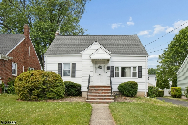 Welcome to this well-maintained 3-bedroom, 1.5-bath Cape Cod nestled in the highly desirable town of Roselle Park, NJ.The first floor offers a comfortable and versatile layout featuring a spacious living room, formal dining room, eat-in kitchen, one generously sized bedroom, and a full bathroom ideal for convenient one-floor living.  Upstairs, you'll find two additional bedrooms along with ample storage space, perfect for keeping everything organized.  The partially finished basement expands your living space with a recreation room, while the separate utility/laundry area adds functionality and convenience.  Outside, enjoy a private backyard with mature plantings an inviting space for relaxing or entertaining.  A two-car detached garage and a long driveway provide parking for up to four additional vehicles.  Ideally located just moments from downtown shopping and dining, as well as train and bus transportation, this home also offers easy access to Newark Liberty International Airport in approximately 15 min