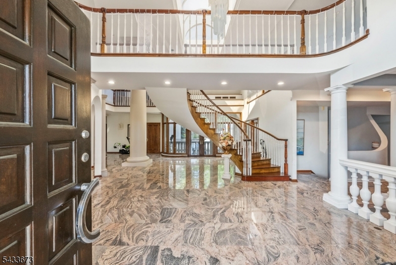 Exceptional opportunity to acquire a distinctive residence in Livingston's prestigious Bel Air section. Situated on a prime corner property, this expansive home offers substantial space, privacy, and long-term upside potential in one of the area's most sought-after neighborhoods. Featuring multiple living and entertaining areas, generously sized bedrooms, and a private guest suite with two bedrooms and two full baths. Additional highlights include an indoor pool, spacious interior footprint, and a rare opportunity to personalize and elevate a home with exceptional potential in a premier location.