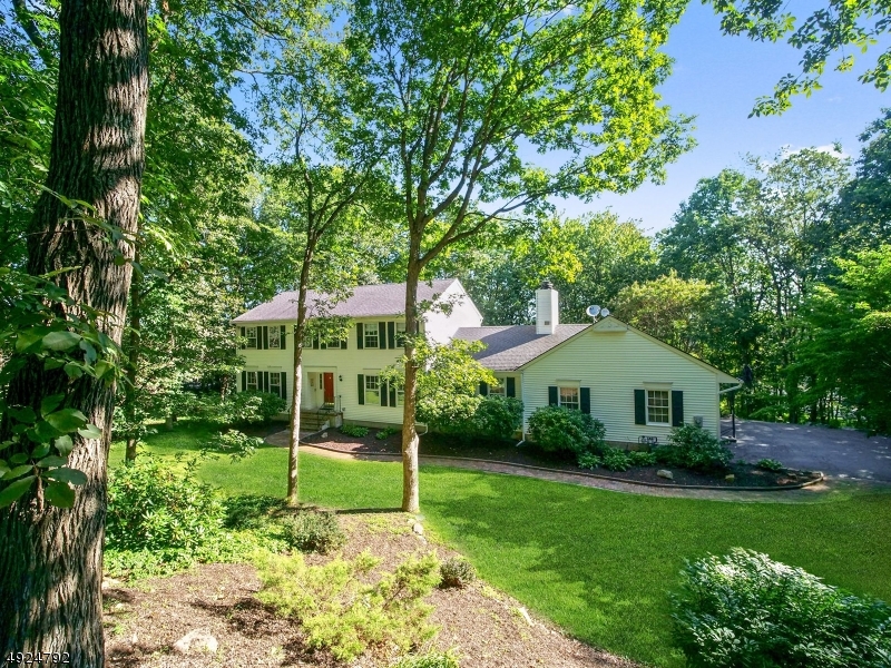 PRIVACY AT ITS BEST! HOME WARRANTY INCLUDED! UPDATED, MOVE-IN READY COLONIAL LOCATED ON OVER ONE ACRE ON TREE-LINED, NEWLY PAVED CUL-DE-SAC LOT IN DESIRABLE MOUNTAIN ONE SECTION OF ROXBURY! NEW SEPTIC SYSTEM IN 2019!  GORGEOUS NEW BAY WINDOWS, NEWER KITCHEN W WHITE CABINETRY & CORIAN COUNTERTOPS.  NEW STAINLESS STEEL REFRIGERATOR AND NEWER APPLIANCES. SNUGGLE UP IN THE FAMILY ROOM ON THOSE CHILLY NIGHTS AND ENJOY THE WOOD BURNING FIREPLACE. UPDATED BATHROOMS!  SOME ROOMS NEWLY PAINTED. STEP OUTSIDE ONTO THE 2 OVERSIZED DECKS WHICH OVERLOOK THE SERENE PROPERTY & NATURE'S BEAUTY--PERFECT FOR ENTERTAINING. CONVENIENTLY LOCATED TO TRAIN STATION & ROUTES 10, 46 AND 80, SHOPPING, RESTAURANTS, PARKS.  ROXBURY LOCATION; FLANDERS MAILING ADDRESS.