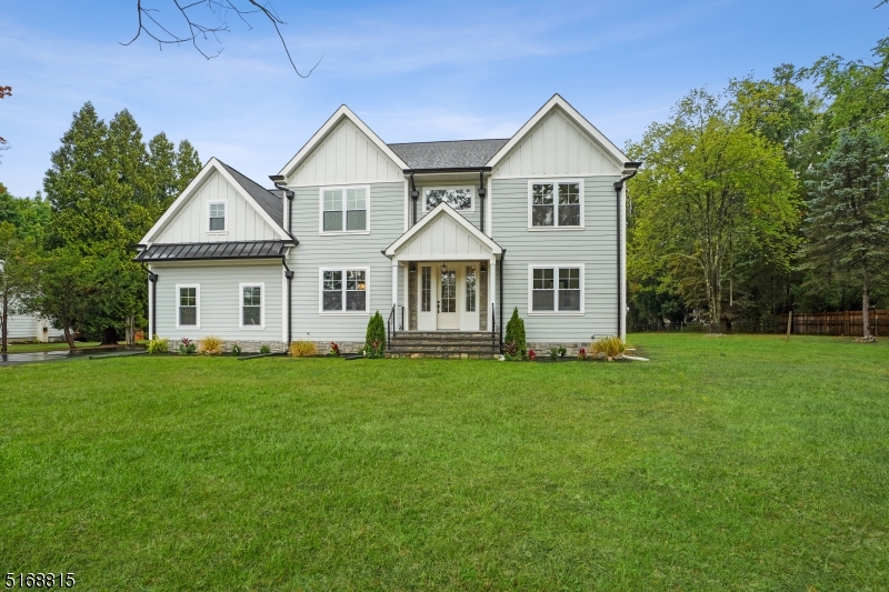 Set on 1.3 acres, this exceptional new construction home is in the heart of desirable Livingston, with top-ranked schools, shops & restaurants, and easy access to NYC and local business centers! Instagram-worthy design features and a flowing floorplan across 4-finished levels with high ceilings, modern lighting, and a designer's aesthetic. A 6-paned front door opens to a foyer with herringbone wood floors, staircase with an iron balustrade and wide openings to the formal living room and dining room. Chef's dream kitchen with quartz counters and an oversized island with waterfall edge plus Viking appliances to include a built-in refrigerator, 6-burner gas range, built-in microwave drawer, and dishwasher. Light & airy family room with cathedral ceilings, shiplap accents, gas fireplace, and nearby Butler's pantry with wine cooler and sink. Ist floor in-law/guest suite offers 2 closets and a full bath with a shower and convenient access to the 3-car garage, mudroom and Kitchen. Upstairs find generous bedrooms with walk-in closets well-served by nearby full bathrooms, plus leisure space and a laundry room. Incredible private primary retreat with high tray ceiling, full en-suite bath with soaking tub, two vanities, and custom shower, plus double walk-in closets, sitting room/office, and dressing/exercise room. Full, finished lower level with full bath and additional living/guest space. Deck overlooking a spacious property ready to see your backyard oasis future vision come to life.