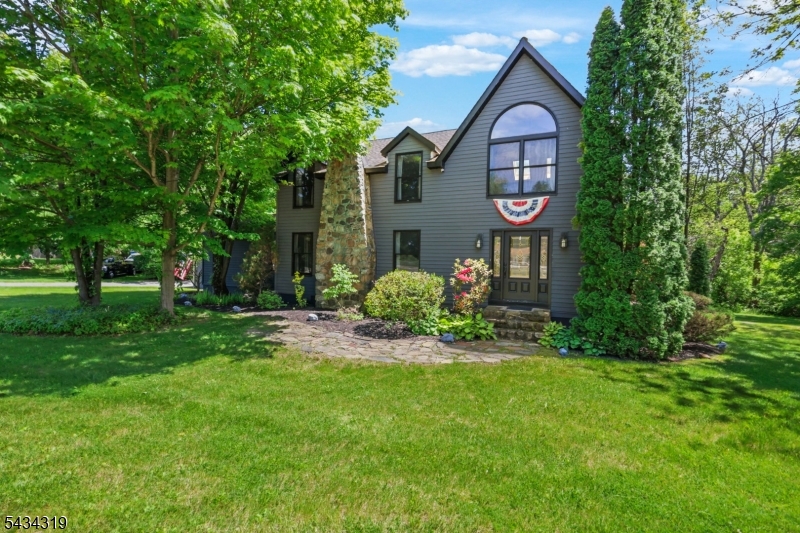 Beautiful home boasting 4 generous sized bedrooms with their own full bathroom ( 2 located on the main floor and 2 located on the upper level) and a half bath located on the main level offering a versatile floor plan.  As if the radiant heat flooring in the kitchen and dining room were not enough, how about the abundance of natural light in the kitchen and dining room area with the atrium style windows.  Situated on 4.4 acres of a serene setting complete with an inground pool and amazing views of the Musconetcong River that backs to the end of the property. Come see this property in person to appreciate its beauty. You will feel like you are on vacation every day! Bring your offers!  Seller offering 1 year Home Warranty!