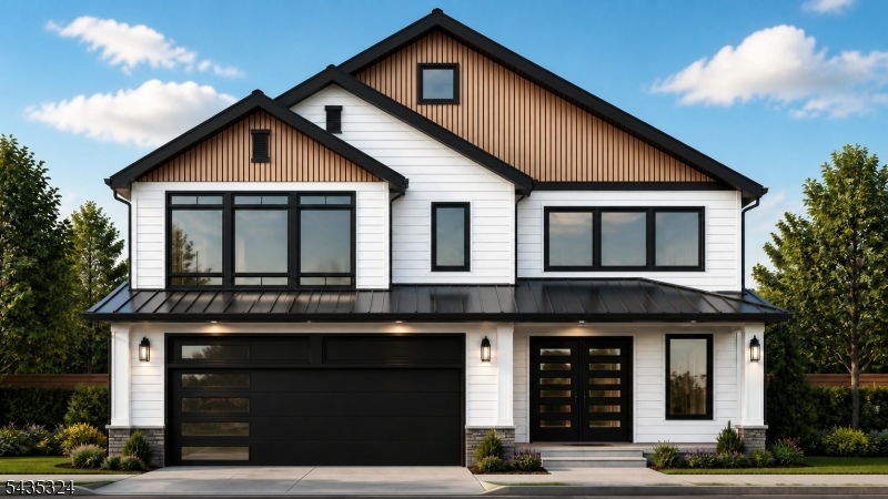 Experience sophisticated modern living in this exceptional new construction home in Florham Park offering approximately 6,468 sq ft of luxurious living space across three finished levels. Set on a beautifully level and professionally landscaped 0.40-acre property,this 6-bedroom,5.1-bath residence showcases timeless design, elevated finishes,and outstanding craftsmanship.A striking exterior features James Hardie siding,AZEK trim, cultured stone accents,modern wood Details,and a matte black standing seam metal roof.Inside,10-foot ceilings, wide-plank hardwood floors,curated designer lighting,and abundant natural light create an elegant yet comfortable atmosphere.The dramatic two-story family room with custom fireplace opens seamlessly to an expansive patio with gas line for effortless indoor-outdoor entertaining. The designer kitchen impresses with flat-panel cabinetry, waterfall quartz countertops,oversized center island,walk-in pantry,and premium Thermador/Viking appliances.A first-floor en-suite bedroom provides ideal guest or flexible living accommodations.The luxurious primary suite offers dual walk-in closets and a spa-inspired bath with soaking tub and Kohler fixtures.Finished walk-out lower level includes media room, recreation space with wet bar, office, and full bath.Additional highlights include second-floor laundry,mudroom with custom built-ins, integrated speakers,Wi-Fi access points,EV charging outlet, high-efficiency HVAC,and 10-year homeOwners warranty.