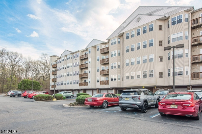THIS IS IT! Mountain Ridge Tower is nestled on top of Garret Mountain with views from your private balcony! With walking distance to Rifle Camp Park that offers, Summertime concerts, events throughout the year and those scenic views of the New York City skyline to the top of Garret Mountain. Here, you will find this progressive 55+ building that features extra wide hallways, social rooms on every floor including an exercise room & a billiard room. The primary ensuite offers a HUGE walk-in closet and lots of personal space. Well-designed kitchen with lots of cabinets and perfect for entertaining as it opens to the dining & living rooms. Luminous natural lighting throughout! Laundry Room large enough to house an extra fridge or extra storage. Plenty of on-site parking and close to major highways making commuting, shopping, & dining a breeze! There are no stairs to contend with in this building, which makes it easy to maneuver throughout. This VERY FRIENDLY complex offers so much for so little. Make your appointment today!