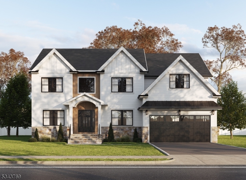 14 Tower Rd by Gjoni Builders LLC is a stunning, brand-new construction offering approximately 4,800 square feet of flexible living space. This meticulously designed home features 5 bedrooms, 5 ½ bathrooms, and a fully finished basement, with the option to customize finishes and selections in collaboration with the builder. Situated on a quiet dead end street, the home includes 9-foot ceilings on all three floors. Elegant wainscoting and sophisticated moldings add a touch of luxury throughout. The first floor offers an open-concept living and formal dining area, ideal for entertaining, as well as a guest bedroom and full bath. The gourmet kitchen boasts a large center island, stainless steel appliances, detailed cabinetry, quartz countertops, and sliding doors that open to an outdoor patio.The second-floor primary suite features tray ceiling, two custom walk-in closets, and a spa-like bath with a soaking tub and separate shower. Three additional bedrooms, the laundry room and a spacious covered balcony complete the second floor. The finished basement provides additional living space, including an office, full bath, recreation room, wet bar, and utility room. The home includes a 10-year builder?s warranty. Conveniently located near highly rated schools, major highways, shopping, parks, and houses of worship, this home is the perfect blend of comfort and convenience. The sample photos are provided to showcase the builder's craftsmanship from previous projects.