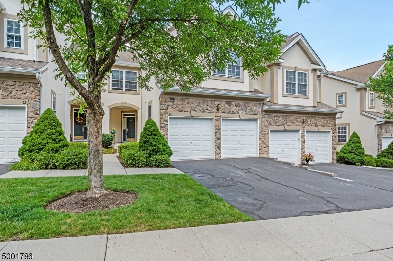 Location, location, location! This pristine home has a beautiful woodland view w/ ample privacy. Live a luxurious lifestyle at the The Forges in Denville in this spacious 3 Bedroom, 2.5 Bath Princeton Model Townhouse that checks off all your boxes.The kitchen offers white cabinets, newer stainless steel appliances (dishwasher - 2mths), and corian countertops. Living room has gas fireplace & vaulted ceilings.Dining room making it easy to entertain.Second floor features master suite w/ tray ceiling & walk in closet & mstr bath w/ soaking tub and large stall shower.Two bedrooms,full bath, and laundry room (washer - 1 mth) complete the second floor.Finished walk out basement offers ample storage, & large rec room & possible office space.Amenities incl: clubhouse, pool, & tennis courts.Turn the key & move right in!