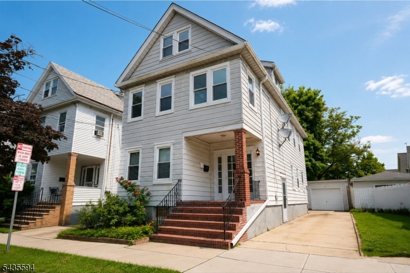 Renovated 2 family house ready to go! This multifamily home in a prime New Brunswick location! Both units feature brand new kitchens with stainless steel appliances, new LVP flooring throughout, new doors, and fresh paint throughout. Separate utilities/meters and a full basement add convenience and investment appeal. First-floor unit offers 2 bedrooms, living room, dining room, full bath, and an eat-in kitchen. Dining room can easily be converted into a third bedroom. Second-floor unit features 4 bedrooms, 1 full bath, spacious family room, and an eat-in kitchen, with access to a high-ceiling attic offering and full basement with great potential! Situated on a large lot with a spacious backyard, long driveway fitting 4+ cars, detached 2-car garage, and plenty of off-street parking Conveniently located near Rutgers University, Robert Wood Johnson University Hospital, downtown New Brunswick restaurants and shopping, NJ Transit train station, major highways including Route 18, Route 1, NJ Turnpike, and public transportation. .Just blocks from the center of New Brunswick and the train station. Enjoy the amazing dining options that have been added to New Brunswick in the past several years. Go over to the State Theater and watch a play or performance. The detached 2 car garage affords the new owner the opportunity to have additional income. Excellent opportunity for owner-occupants or investors!