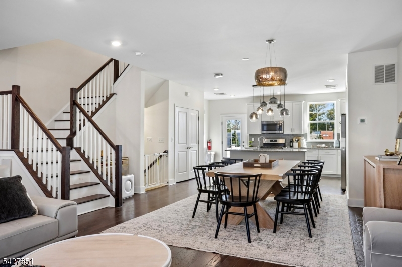 Gorgeous Newer Townhome in upscale community of Collection at Morristown with easy access to major highways, shopping and Morristown Train Station 1.5 miles away. Low taxes from the 30 yr Tax Abatement program, with 24 years remaining. First Floor with Huge Great Room, Dining, Powder room and Kitchen with tall 42" cabinets, SS appliances and Pantry. Deck off kitchen. Lower level with Rec room, Full Bath and walkout to backyard. Luxurious Master Bath with Stall shower, double vanity. Wi-Fi Certified Smart Home. Updated Light Fixtures. TV Wall Mounts in every Bedroom. Extra Shelving added in all Closets and Baths for additional storage. Owner looking for end of June closing