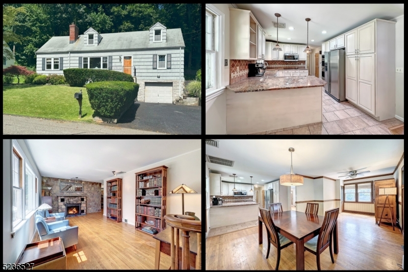 Welcome to a Commuter's Dream Home. Just .2 miles to Mt Tabor Station + Close to Routes 53, 10, 46, & 80. Also close to Downtown Denville & only .3 miles to Restaurants, Shopping, and More. This location is AMAZING! The home boasts a Stone Wood-burning Fireplace, Cedar Closet, Hardwood Floors, and an Updated Kitchen with Granite Counters. Enjoy Ample Living Space with both a Family Room & Living Room plus Finished Basement Rec Room. The first floor bedroom has a large sitting room & closet, and one of the upstairs bedrooms has its own office. You will Appreciate the Fully-fenced Flat Yard + Patio, Garage, Central Air, Recessed Lighting, and More. This is a MUST SEE  if you want a home in Denville. AND a NEW Roof. FOR A QUALIFIED BUYER, THERE IS AN ASSUMABLE LOAN ON THIS HOME AT 4.5% INTEREST WITH ONLY 17 YEARS LEFT OF PAYMENTS.