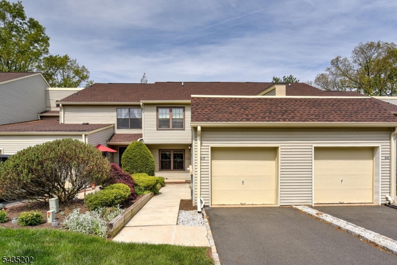Located in Flemington's highly desirable Concord Ridge, this sunny townhouses offers both comfort & style. Special features include new roof (HOA), new Furnace, A/C & water heater (approx 3 yrs old), garage, finished basement, deck& unique 2nd floor patio/balcony. Cozy front porch welcomes you upon approach, a private & covered entrance. The inviting eat-in kitchen has pass-through to Dining Rm,pantry & counter-space aplenty. The open-concept main living space is enhanced w/wood floors w/ easy access to Kitchen, Basement & backyard ideal for entertaining. Living Rm is anchored by a cozy fireplace& flows easily to adjacent Dining Rm offering access through sliding doors to the deck. The deck overlooks a backyard facing the wooded area for optimal privacy. An attached 1-car garage provides everyday convenience. Upstairs, you will find 2 generous sized en-suite Bedrooms, each offering abundant closet space & their own Bathroom. Additionally,1 Bedrm enjoys  an added bonus of access to a private second-floor patio-an ideal private retreat. Finished basement offers additional living space for recreation, home gym, playroom, office- possibilities are endless. Bsmnt also houses Laundry Room & storage. Extra refrigerator(garage) & Freezer (bsmt) included. This lovely home offers spacious rooms in a peaceful, tree-lined community boasting a pool,tennis & playground. Ideal location- close to downtown Flemington, highly rated schools. Sellers will have Chairlift removed prior to closing.