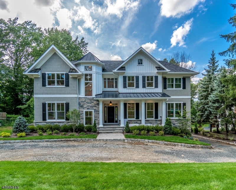One of a kind custom dream home with the utmost attention to style and detail! Sprawling, ultra private, flat rear yard on over 1/2 acre of property in coveted Deerfield section! Do not miss out! Grand entrance with incredible architectural details inside and out! High 9'-11'ceilings t/o, wide plank oak floors, striking cedar shake exterior, bluestone front porch, rear deck, whole house wired for sound sys, coffered Fam rm ceiling, incredible Master Bedroom Suite that rivals high end spas, full guest suite on first level - this stunning 6 bed, 5 1/2 home boasts a walkout bsmt & full guest suite with its own private entrance! Top of the line finishes throughout grace every corner of this home from top to bottom - don't miss this rare opportunity to make this one of a kind, spectacular new home yours!