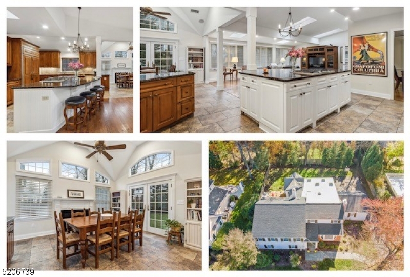Fabulous expanded Colonial-Split in the heart of Country Club aka Poets Section. Freshly painted, new roof, 5 new skylites, HUGE great rm w/vaulted ceiling, dramatic breakfast room w/ceiling fan, speakers, gas-heater FP, door to deck & French doors to yard, flows off the expansive Kosher kitchen w/huge center island w/5 burner cooktop & granite breakfast bar, oversized GE Monogram Ref/Freezer. Double ovens, walk-in pantry, 2 oversized Franke sinks w/2 disposals, desk area, wine rack + garage enters this level. Living rm w/bay window, gas FP, dining rm w/French doors. All new light fixtures on 1st level, handsome hardwd flrs, great entertaining space w/powder rm tucked into long entry hall w/2 closets. 2nd level features 3BR's, 2 updated baths w/skylites. Original primary BR w/2 walk-in closets large en-suite bath w/SOT, & 2 sinks. Up just a few steps to the 3rd level is a serene primary suite, all freshly painted, 2 single closets, 1 walk-in closet off of luxurious bath w/twin sinks, skylite + oversized shower. Just a few steps up is a HUGE storage attic w/ tons of storage & attic fan. On the ground level is a large rec rm w/cedar closet, 3 windows, space to play/watch TV or can be made into a spacious BR/suite. There is room w/separate entrance & powder room that serves as 5th bedroom. Ample room for a closet. The utility room/laundry are on this level in addition to a perfect spot for your Peleton! Close to Gero Park, tennis, golf, town pool & Mall!