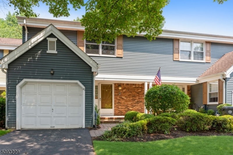 Beautiful 3 Bed/2.1 Bath townhome features Open, Expansive layout including Vaulted Ceilings, Light/Bright living spaces, Private Deck and Attached One-Car Garage. Enjoy peace and quiet close to town. Large flagstone foyer welcomes you to spacious Dining Area and large, sun-drenched Living Room with wood-burning Fireplace.  Private Deck overlooking beautifully manicured landscape.  Eat-in Kitchen with sunny Breakfast Nook.  Second floor with primary bedroom and 2 additional large bedrooms.  Conveniently located across from Convent Station with direct express train access to Manhattan.  This complex is close to biking/hiking trails, a golf club, and downtown shops/restaurants/cultural offerings.  Enjoy low-maintenance living in a peaceful location!