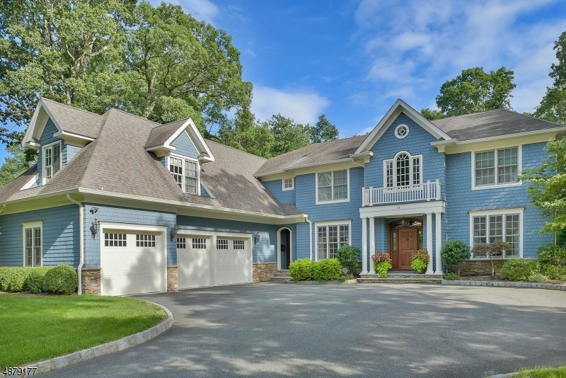 From the shingle style exterior, to the inlay floors and custom millwork, this home radiates warmth and light from every room.  Built by Cliff Geissler. The chef's kitchen features a Viking range, Subzero refrigerator, and open floor plan to the family room.  First floor en-suite bedroom, with 5 spacious bedrooms + 4 full baths on the second floor.  The backyard is an entertainers dream, with a covered porch, stone fireplace, saltwater pool, dual cabanas, surrounded by lush landscaping. With 10'+ ceilings, the basement offers a game room, media room, gym, and au pair suite.  3 car garage,  smart house control system, 2 laundry rooms, whole-house generator and gravel dog run all thoughtfully designed to make this home one of a kind.