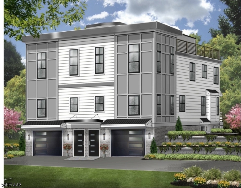Brand-new 2026 construction luxury townhome located moments from Downtown Millburn, designed by renowned architect Thomas Baio, AIA, & built by premier Short Hills builder SEE Developers, LLC. Spanning three finished levels this residence blends modern design & high-quality craftsmanship w/ exceptional location offering Midtown Direct train access to NYC. The main level is thoughtfully designed, feat chef's kitchen w/ custom cabinetry, quartz countertops & Bosch SS appliances. Central island w/ Crate & Barrel designer pendants flows seamlessly into dining & living areas, anchored by a sleek gas fireplace. Versatile lower level incl kitchenette, full bath & laundry feat private entrance ideal for in-law suite/separate unit. Upper level serves as a peaceful retreat. Primary Suite feat spacious walk-in closet & spa-inspired bath. Second Ensuite is well-appointed bedroom w/ private full bath. Home Office offers sophisticated workspace enclosed by contemporary glass wall. Outdoor living elevated by expansive rooftop terrace w/ all-season decking & contemporary metal railings. Curated finishes incl Andersen windows, hardwood floors, custom millwork & fitted closets. Smart Home upgrades feat Nest thermostats, Lutron dimmers, LED lighting & a Central vacuum system offering unmatched convenience. Blocks from Taylor Park, boutique shopping, & Millburn's acclaimed schools. This home delivers the refined lifestyle today's Millburn buyers demand. Building currently under construction.