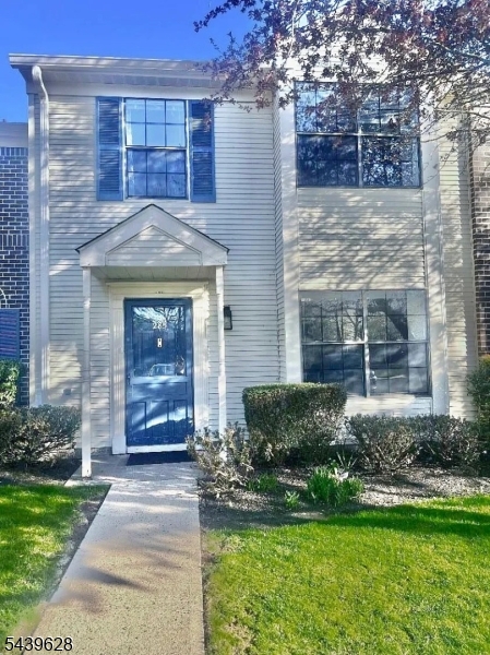 Beautifully updated large 2 Bedroom, 2.1 Bath model townhome in one of the most desirable locations in Society Hill! This home features wood laminate flooring throughout, recessed lighting, and updated bathrooms. The updated kitchen offers granite countertops, stainless steel appliances, abundant cabinet space, pantry closet, and a sunny eat-in area with a built-in window seat. Spacious dining area overlooks the inviting step-down living room with sliding glass doors leading to a large private deck and peaceful, secluded backyard setting. All Bathrooms renovated in 2025. Powder room renovation includes a cultured marble vanity, new toilet, and ceramic tile flooring. Other Bathrooms renovation includes Quartz countertop and ceramic tile. The second level features a generously sized primary suite with two double closets and an updated en-suite bath. The second bedroom offers its own renovated en-suite bath with soaking tub, quartz vanity, and oversized walk-in closet. Convenient second-floor laundry. Enjoy Society Hill's exceptional amenities including a clubhouse, swimming pool, tennis courts, playground, and jogging/biking paths. Located in a vibrant community with highly rated Blue Ribbon schools and easy access to NJ Transit, NYC bus service, Routes 287 and 78. A perfect combination of style, comfort, convenience, and location!