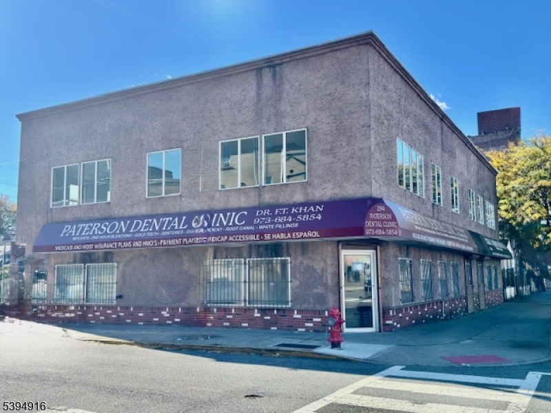 Newer property (clean, well-maintained), Decorated public areas, and A prime investment opportunity, a two-story commercial, four-tenant building located at 294-298 Broadway has 18 parking spaces, located near the Downtown area and a bus & train terminal to NYC. This building is Perfect for physicians, wellness professionals, retail, and offices, and is zoned by the City as a dental and Medical, and office building. The location is on a main road in the heart of Paterson. This commercial building with an ELEVATOR is 17 years old. The parking lot has a electrical motorized gate, offers exceptional rental potential of over $190,000.00 plus income, and all Steel doors. And Exterior doors are gated, all public areas closed circuit monitoring. For more details, please reach out to the LA. Tim.