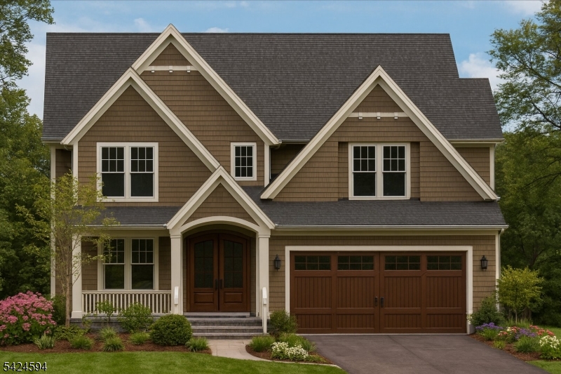 An exceptional opportunity to own in one of Westfield's most desirable neighborhoods, close to top-rated schools K-12, the train, parks, and downtown. This brand-new home by Homes By David S offers 6 BR and 6.5 baths across three thoughtfully designed levels, blending timeless architecture with modern luxury. The main level is designed for both everyday living and entertaining, featuring a coffered-ceiling family room w/ marble-surround fireplace, formal dining room, private office, and a chef's kitchen appointed w/ GE Monogram or Thermador appliances, quartz countertops, custom cabinetry, and a wet bar with beverage refrigerator. A first-floor en-suite bedroom offers flexibility for guests or extended living. Upstairs, the primary suite is a true retreat with its own fireplace, spa-inspired bath featuring Kohler fixtures, quartz vanity, and generous closet space. Three additional bedrooms each include en-suite baths w/granite countertops and premium Delta, Moen, or Kohler plumbing fixtures. Interior highlights include 4 inch white oak flooring, PSR shaker doors, custom trim, Andersen 100 Series windows, and designer finishes in Benjamin Moore or Sherwin Williams palettes. The finished lower level adds a recreation room, home theater, gym, additional bedroom, and full bath. Exterior features include Hardie Plank siding with Azek trim, bluestone porch, paver walkways, and professional landscaping offering a rare opportunity to customize a luxury home in a premier location.
