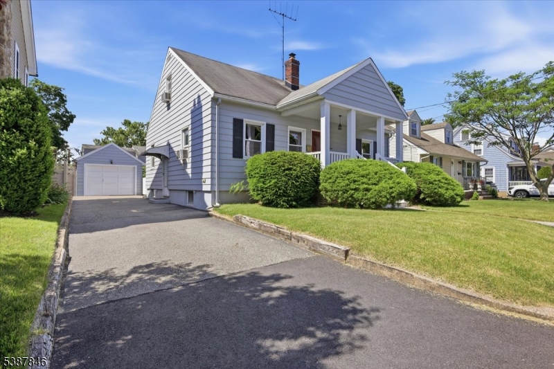 This Classic Cape in the desirable Fairchild Section of Morris Township offers classic curb appeal and a versatile floorplan ready to fit your lifestyle. The main level features rich hardwood floors throughout, a sun porch perfect for morning coffee or unwinding at the end of the day, formal dining room, and kitchen with a center island. Two well-proportioned bedrooms and a full bath complete the first floor. Upstairs, the entire second floor is reserved for a private primary suite with an ensuite bath, a genuine retreat offering comfort and separation from the rest of the home. The finished basement adds flexibility to the home's floorplan with endless options. Outside, a fully fenced backyard and detached garage complete this wonderful home. Conveniently located between Morristown and Morris Plains, this home offers easy access to both downtowns, NYC train service, restaurants, shops, parks, and major commuter roads.
