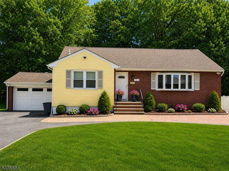 Welcome to this beautifully updated home offering the perfect blend of modern upgrades, flexible living space, and an unbeatable location. Situated on an expansive .5837-acre lot, this property features a large, poolable backyard with endless possibilities for outdoor entertaining, recreation, or future expansion. Inside, the home boasts a thoughtfully renovated open-concept layout where the kitchen flows seamlessly into the living and dining areas, creating an ideal space for both everyday living and entertaining. The updated kitchen features quartz countertops, under-cabinet lighting, and a spacious center island with seating for 4"5 ppl. The home includes two fully renovated bathrooms, including a well appointed primary ensuite. The primary bedroom comfortably accommodates a king-size bed and offers both his-and-hers closets for ample storage. Additional bedrooms are generously sized and can comfortably fit queen-size beds. The unfinished basement provides substantial additional living space potential and includes a utility kitchenette, washer hookup, and utility sink, making it ideal for extended living, recreation space, a home office, or future customization. There is also potential to add an additional bathroom in the basement. Additional highlights include:  Main-floor laundry  Additional laundry hookup in basement  New circular driveway  Two full bathrooms  2 car Garage   Convenient location near major highways  Walkable to downtown shopping, restaurants, grocery