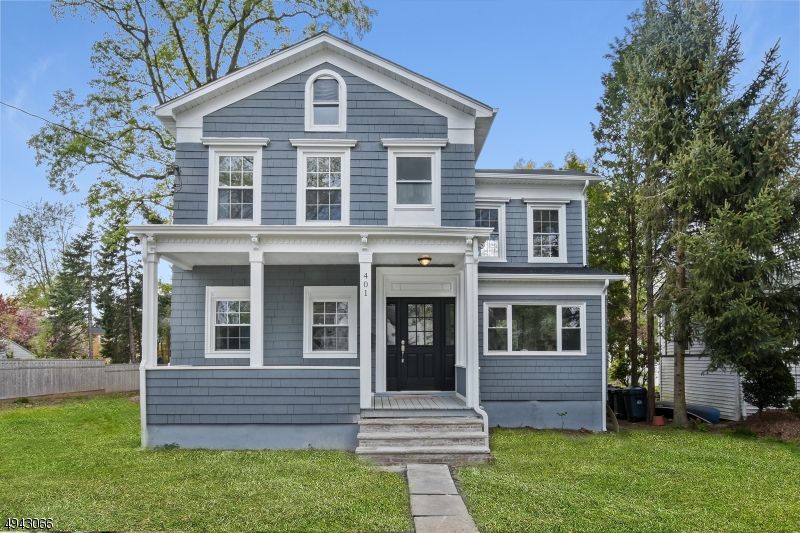 UNBELIEVEABLE VALUE! Be the FIRST to move into this NEWLY Renovated home on a huge lot on one of Cranford's nest streets! NOT A FLOOD ZONE. Hardwood floors throughout. Finished Bonus Attic. Upon entering, immediately feel the charachter & warmth welcoming you home. Original charm w/ modern upgrades. This home has been fully renovated w/ a stunning chef's eat-in kitchen, featuring luxurious quartz counters, breakfast bar, & the perfect breakfast nook w/ abundant natural light. A charming fireplace is the centerpiece for the family room. Oversized dining room is perfect for holiday gatherings. This home has large guest rooms, completetly remodeled bathrooms, & a luxurious private master suite. Outside, sip tea on the front porch, or enjoy the rare oversized yard. Close to downtown on the "North Side".