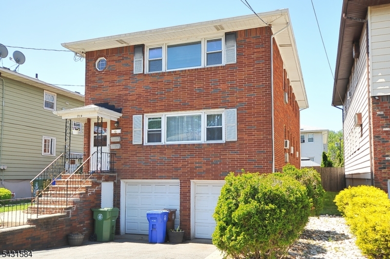 Spacious multi-family home located on quiet one way street with 2 large apartments. Each unit features 3 bedrooms, eat-in kitchen, living room and dining room. Ground level space with Utility room, laundry room and large storage room. 2 car garage. Newer roof (2014) and two gas boilers with hot water storage tanks (2016). Located next to the Wheeler Park, ideal for relaxing, exercising or enjoying time with pets. Just minutes from downtown Linden, restaurants, shops, and Linden Plaza. Commuters will appreciate close proximity to NJ Transit Station with direct line to NYC, plus easy access to major highways and Newark Airport. 1st floor tenants is month to month. 2nd floor is vacant.  Must-see!