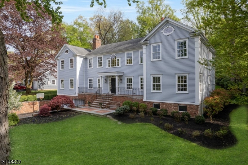 Stunning Custom Colonial 4/5 BR built in 2007 on private cul-de-sac. Spacious & airy rooms, great natural light, high-end finishes throughout. An inviting true entrance Foyer opens to a large DR w/ FP and Formal Living Room w/  gas FP and nearby powder room. Stunning designer kitchen is fitted w/top-of-the-line appliances, Wolf Range, Wolf Microwave, Bosch Dishwasher, breakfast area w/outdoor access, a walk-in pantry, 1st floor Office nearby Full Bathroom, with access to Deck and doggie door! Large Eat-In Kitchen opens to Family Rm and Billiards Room with included pool table and new wine refrigerator in wet bar. Perfect for Entertaining! On 2nd floor, Primary Bedroom with Full Bath including Steam shower and Jetted soaking tub, double sink vanity, and large walk in closet, 3 more BRs all with large closets fitted w/organizer systems, Hall Bath and Jack and Jill Bath,Full 2nd Floor laundry room.Fin LL rec rm, Media Room w.FP,Full Bath & utility/storage spaces, lower level mudroom with xtra W/D.entry to att 2-car garage. Amazing, parklike level & fenced property with 2 tier deck that leads to a fenced in heated in ground pool. The property is surrounded by lush landscape for exceptional privacy professionally designed walkways, hardscape/landscape. Conveniences & amenities include high end lighting throughout, custom trim/millwork/built-ins/doors/cabinetry, HW Flooringupstairs/downstairs laundry rooms.This home is DONE freshly painted exterior in 2019 and new driveway in '21.