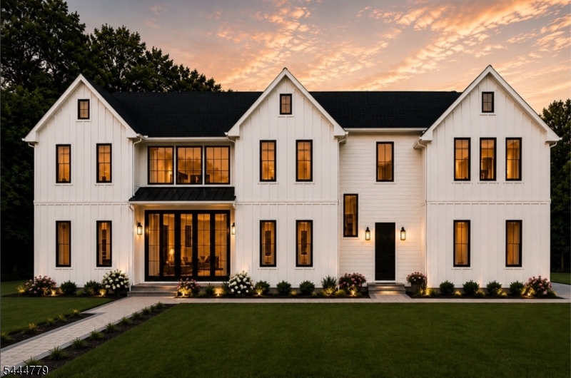 Built in 2025 & crafted w/ exceptional attention to detail, this extraordinary estate is nestled in Short Hills' coveted Poet Section & offers 7 beds, 7.5 baths & 4 beautifully finished levels of luxury living.A dramatic 2-story foyer framed by expansive Marvin windows welcomes abundant natural light, while soaring ceilings, wide-plank oak floors, glass-railed staircases & custom millwork create an elegant backdrop throughout.The chef's kitchen showcases custom cabinetry, quartz countertops, Sub-Zero & Wolf appliances, dual Cove dishwashers, a center island, designer backsplash, walk-in pantry & a spacious breakfast area adjacent the formal dining room.The stunning family room is anchored by a dramatic double-sided fireplace that seamlessly extends to the outdoor patio, creating an ideal setting for effortless indoor-outdoor entertaining.The main level also features a private guest suite, mudroom & attached garage.Upstairs, the luxurious primary suite offers vaulted ceilings, dual WIC's & a spa-inspired bath.The 2nd level is further enhanced by a private terrace overlooking the property, creating a peaceful outdoor retreat, along w/ a convenient laundry room.A finished 3rd level & an expansive lower level featuring a rec room w/ wet bar, fitness room & media room complete this remarkable residence.Add'l amenities include a whole house water softener, underground sprinkler system, full exterior security camera system, washer/dryer, custom blinds & a 10-year builder warranty.