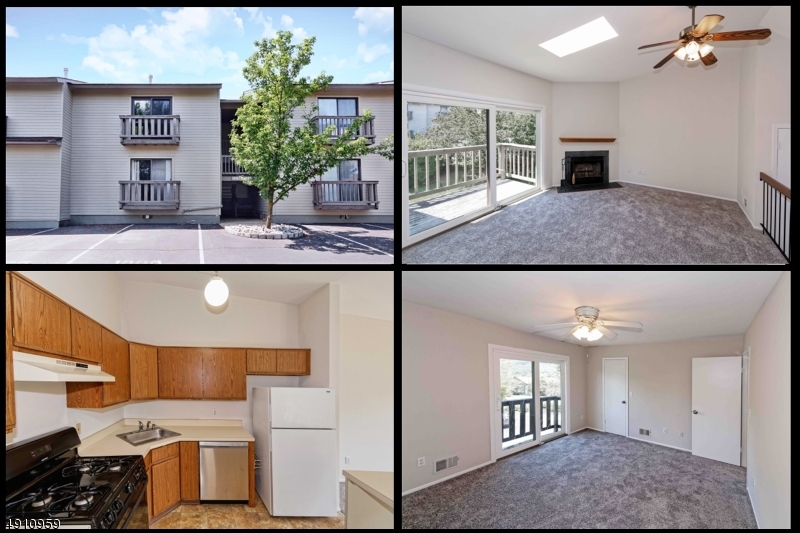 Just Move in to this great 2nd floor condo. Complete with cathedral ceiling, skylight, and wood burning fireplace you will also enjoy the quiet of being on the second floor. This home has 2 decks, all new sliders, new carpet, and had been freshly painted. There is also a brand new dishwasher. The refrigerator, washer, and dryer are all included. There are even mountain views. The master bedroom is complete with a large walk in closet. Pets are allowed. Just move in and enjoy. Community has pool, tennis courts, basketball courts, and clubhouse.