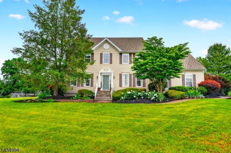 Unique home in a highly desirable neighborhood. The fully redesigned kitchen offers an impressive selection of cabinetry, a gourmet cooktop, quality stainless steel appliances, and a peninsula breakfast bar. It opens to the family room and a beautiful patio with a pool. The first floor also includes a serene living room with gas fireplace, a renovated powder room, and a bright office. Upstairs, double doors lead to the primary bedroom, which features a fully renovated en-suite bathroom. Three additional well-sized bedrooms and another renovated bathroom complete the upper level. Hardwood floors have been upgraded throughout, and the stairs have been refinished in a modern style. Basement is fully finished with a second kitchen, an exercise room two sizeable recreation spaces and great storage. The spacious backyard is backed by trees, giving the whole property welcome privacy. Recently replaced roof and newer HVAC. Very close to Lambertville and New Hope - walkable for the enthusiast! Great walks along the Delaware River. Close to good transport links - Rte 202, and Rte 29 to I95