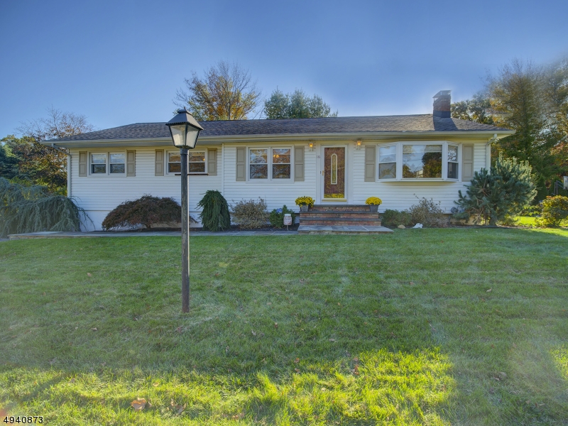 DESIRABLY LOCATED, IMMACULATE 3 BR RANCH ON LG LEVEL LOT IN SOUGHT AFTER BIRCH HILL SECTION OF WHIPPANY.  UPDATED KITCHEN WITH HIGH END STAINLESS STEEL APPLIANCES, TUMBLED GRANITE COUNTERS & CREAM COLORED CABINETS.  FRESHLY PAINTED THROUGHOUT. LIVING ROOM WITH WOOD-BURNING FIREPLACE, THREE SEASON SUNROOM OFF DINING ROOM, AND HUGE FINISHED BASEMENT, CURRENTLY SEPARATED INTO AN OFFICE, LAUNDRY, MEDIA ROOM WITH SURROUND SPEAKERS AND GYM. MASTER BR WITH BATHROOM FEATURING STALL SHOWER. ABUNDANT CLOSET SPACE!  FURNACE ABOUT 5 YRS OLD,  2 SUMP PUMPS AND FRENCH DRAIN.  UNDERGROUND SPRINKLER SYSTEM.  NEAR RESTAURANTS, SHOPPING. SUPER CLOSE TO MORRISTOWN TRAIN STATION FOR MIDTOWN DIRECT TRAIN INTO NYC. Multiple offers.  Highest & Best due Tuesday, 10/29/2019 at 3pm.