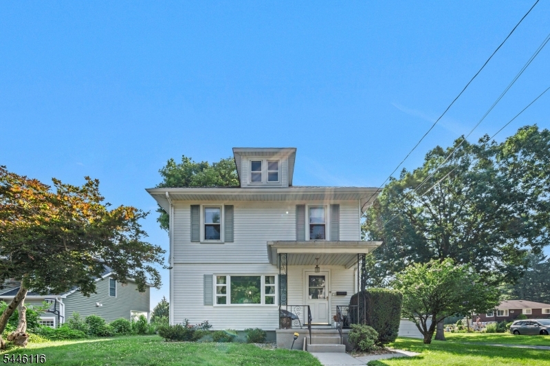 Don't miss this incredible opportunity to own a beautiful, classic Colonial situated on a spacious, level 0.34-acre corner lot in a highly desirable sidewalk community. Perfectly pairing timeless architectural charm with fantastic 2026 modern upgrades, this home is entirely move-in ready.Step inside to a highly functional floor plan to satisfy every homeowners needs. The main level features a spacious living room and formal dining area, boasting brand-new flooring that breathes fresh life into the living spaces and freshly painted. The kitchen comes equipped with a brand-new 2026 dishwasher, ensuring modern convenience for effortless cleanup and meal prep. A brand new half-bath off the kitchen wraps up the main floor upgrades.  Step outside to a large natural wood deck and level backyard. Upstairs, you will find three spacious, light-filled bedrooms featuring brand-new, plush carpeting underfoot for ultimate comfort. Forget hauling laundry baskets down to the basement; one of the best upgrades to this home is the newly relocated upstairs laundry area, complete with a washer and dryer right where you need them most!