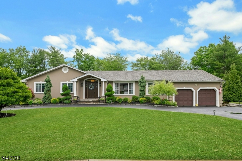 It's MAGIC on Merlin Place - An unbelievable custom Ranch style home all redone with top quality fixins in an A+ location. This one will satisfy the top end buyers looking to secure an amazing neighborhood with all the bells and whistles. A 4 bedroom, 3 Full bath base with major reno's in 2016 will be sure to impress: Electrical, Plumbing, HVAC, Hot Water Heater, Generac Generator, Sprinkler System, and custom molding throughout. Let's start with the open concept layout offering living room with cathedral ceiling and accent lighting plus kitchen with Thermador high end appliances, granite counter top, pot filler, and double door under cabinet fridge. The primary bedroom offer built in window seat, large bathroom, and walk in closet in addition too an in-law suite on opposite side of home if needed with its own full bath and walk in closet. The basement delivers a finished area with bar, office, and storage plus utility room. All this comes on a desirable flat open lot with newer huge deck completed in 2024 in addition to shed, gazebo, and patio. This one WILL impress - best and final to conclude at end of open on the 11th.