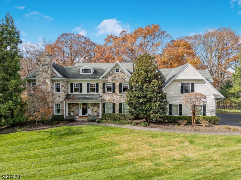 Nestled on a private cul de sac in Franklin Lakes,this stunning custom built Colonial-style luxury estate offers timeless elegance and exceptional craftsmanship.Designed for both grand entertaining and everyday comfort, this home features spacious sun filled living areas,architectural details & serene surroundings for the ultimate in privacy and sophistication.The gourmet kitchen is culinary dream w/professional grade appliances, 2 dishwashers,huge stone center island & abundant cabinetry.The recently renovated owners sanctuary boasts   high ceiling custom millwork &FPL.LUXE bath includes tray ceiling,double custom vanity + hammered nickel soaking tub.Two en- suite bedrooms + two additional BDRMS & Jack & Jill FBTH,bonus rm & private office complete this level.Walk out lower level offers endless options w/10ft.ceilings w/access to private rear grounds.The layout of this beauty flows effortlessly & designed for everyday living and grand scale entertaining.Schedule your showing today!