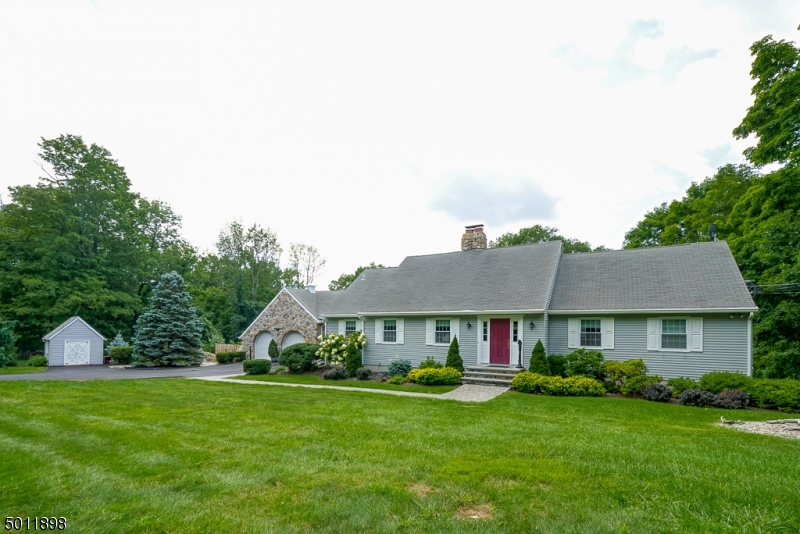 This home has it all. Perfect for commuter. Minutes from Rt. 15, Lake Mohawk, and town center. Home features 4bdrm; 3.5 baths; 2 wood burning Firepl; slider to 2 decks off of kitchen overlooking beautiful private Sylvan in ground pool with fire pit; large finished walkout basement with kitchen, full bath, bedroom, rec room, and family room that leads to large paver patio to the pool; new appliances; pride of ownership shows throughout home and property; all set on beautiful landscaped 1.23 acres; have to see; 3 levels of living; wood flooring and newer carpet; perfect for outdoor entertaining; Sparta school and athletics top ranked;Sparta Township ranked 18th safest town in USA; hurry won't last