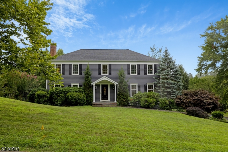 Colonial with tremendous curb appeal in Wheatsheaf Farms with aluminum fully fenced backyard, surrounded by mature trees.  Light streams through every window onto the hardwood flooring throughout.  Large white eat-in kitchen with stainless appliances and sliders lead to fully screened porch/deck. 1st floor den/office, powder room and laundry provide main floor conveniences along with formal living room with wood burning fireplace and dining room. The 2nd level offers 3 spacious bedrooms, main bath with jetted tub and primary suite with dressing area, walk-in closet and full updated bath with stall shower.  Finished walk-out basement offers limitless possibilities. Other features include central vacuum, central air, paver walkways, water softener and many updates.  Close to downtown Morristown, NJ Transit train station, community pool, shopping and Morristown Square dining. Porch TV and RING doorbell stay with the house.