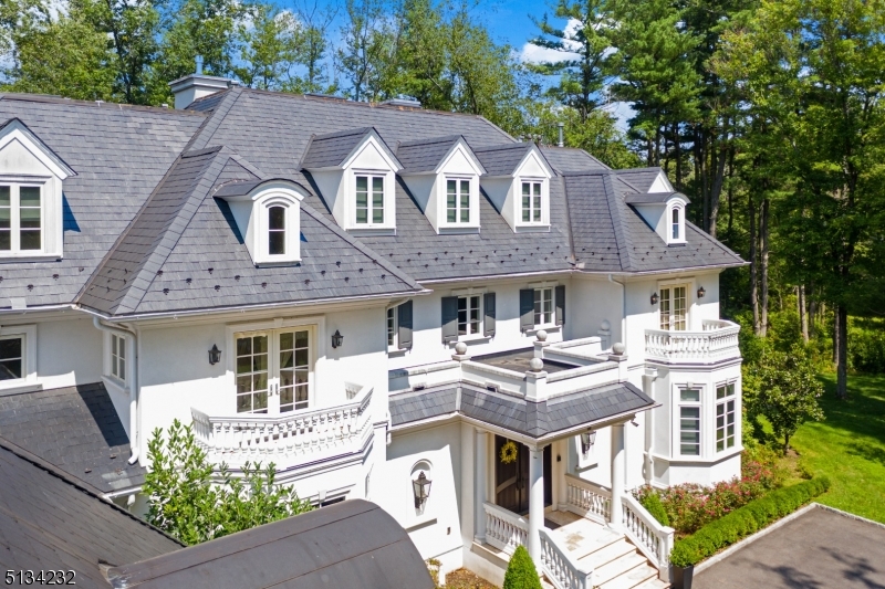Welcome home to this Magnificent Victorian Mansion to embrace a specially upgraded ultra-modern combination of Palatial Loft and Butterfly Staircase straddling a high-ceiling Grand Foyer. You would immediately experience the extraordinary Charm and Chivalry of this Home, not exclusive to Royalty. Nestled in one of the most exclusive Princeton neighborhoods, this Mid-Century European-style Grand Colonial has about 10,000 SQ.FT. of bespoke luxury. Exquisitely designed and constructed in 2015 and sits on 4.29 wooded rolling acres of privacy. The contemporary modernist features are specially suited for grand entertaining and private living. Finished mostly with Imported Carrara Marble, Star Fire Glass balustrade and Mahogany railings. The first floor features a 2-story grand living room, all white Aster Cucina Kitchen with large dining bar, boasts of state-of-the-art high-end appliances, adjacent pantry, mud and laundry room. Outside features a terrace pool, hot tub and outdoor kitchen. The lower level has a full gym, full bath, lounge w/Italian wet bar, temperature controlled 1,500 capacity wine cellar, sound-proof home theatre w/THX select speakers, movie projector and ample storage spaces with walk-out door to the outdoors. The second and third floors have wide hallways and spacious bedrooms. There is a complete all-zones state-of-the-art security system with smart cameras. The Architectural standard light fixtures are all imported custom-made. A Must See Palatial Luxury!!