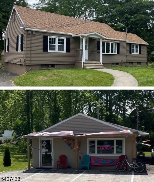 An amazing opportunity - Mixed Use property includes a commercial/retail building with parking lot and a refreshed and renovated 3 bedroom house.  A great location for your business or purchase as an investment!  Two tenants currently in place:  commercial lease through June 30, 2026 and residential lease through July 31, 2026.