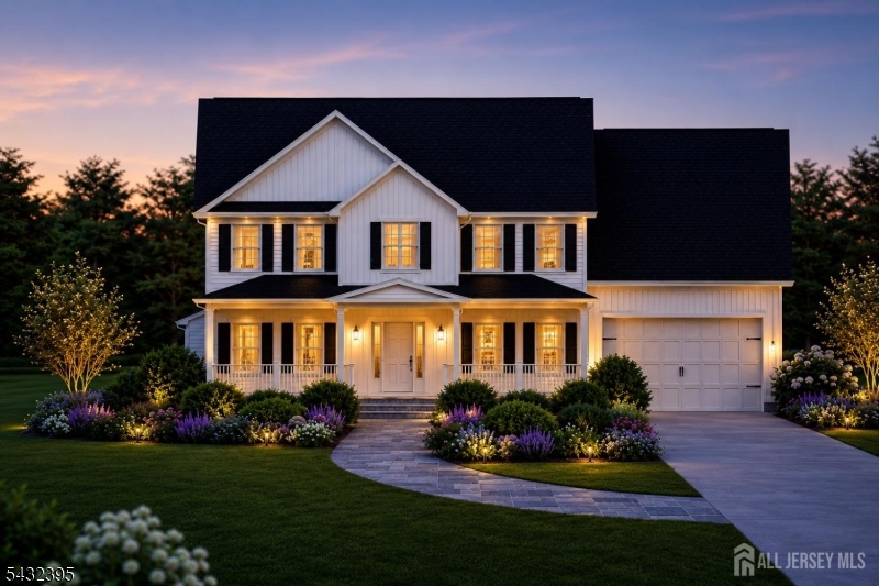 This exceptional Luxurious New Construction is located on a cul-de-sac in the Oak Hills section of Metuchen. Get in early to pick your favorite selections from Builders choices. This beautiful home offers high level design throughout, custom-build blending timeless design with modern comfort and quality craftsmanship. This home offers 5 bedrooms, 4 full baths, gourmet kitchen, open living space, and a perfect location. The impressive exterior shows off beautifully, offering Anderson 200 Series windows, Certainteed vinyl siding, Therma-Tru front entry door, paver walkways, paved driveway, oversized 2 car width insulated garage electric exterior door. Everyone will be talking about this home, what a beautiful first impression. Bon Appetit, the gourmet kitchen is planned for the pickiest cooks. Select your custom cabinetry from builders choice, gorgeous quartz countertops, an amazing center island perfect for gathering, fully vented range hood, stainless steel appliance package, and an Anderson 200 series gliding door to the yard. This kitchen will certainly be the central gathering spot and place where many happy memories are made. Hardwood floors throughout the first and second levels, complemented by elegant oak stair railings. First floor offers a beautiful 2 story entryway, revealing the staircase to the second floor. First floor offers formal dining room, formal living room, family room open to kitchen eat-in area and center island.