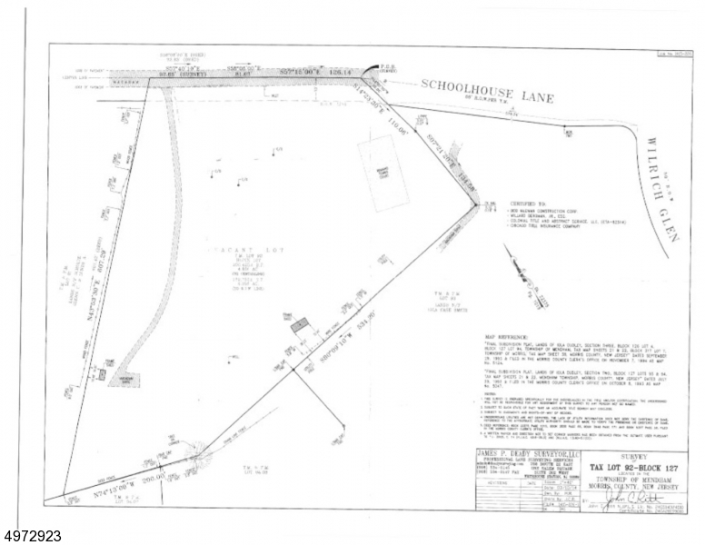 Make your dream home a reality on this picturesque private lot spanning 4.6 acres. This lot was approved for a custom home in 2006 and is located minutes from downtown Morristown and nearby transportation.